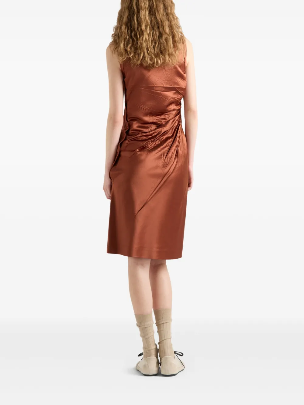 Prada Old Duchesse jurk Oranje
