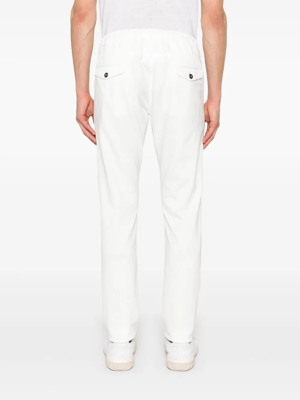 Eleventy Broek met toelopende pijpen Wit