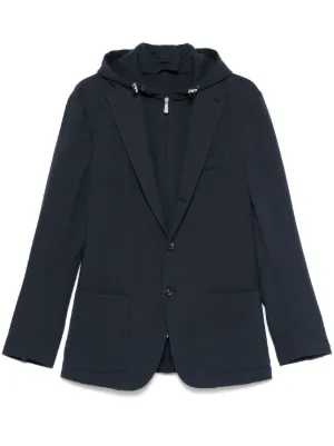 テーラードジャケット ELEVENTY NAVY BLUE COTTON BLAZER Eleventy Cotton Blazer | Blue | FARFETCH