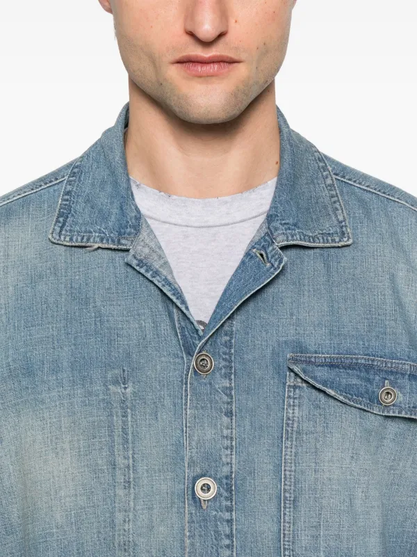 Maison Margiela デニムジャケット 青(デニム) 2007424J0186 Maison Margiela デニムジャケット | ブルー | FARFETCH JP