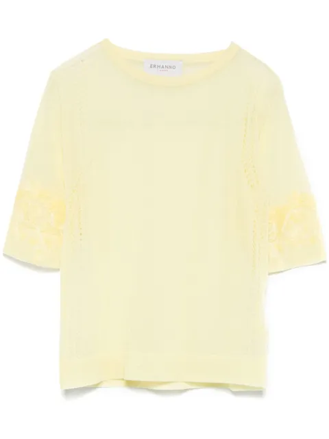 ERMANNO FIRENZE  playera traslúcida