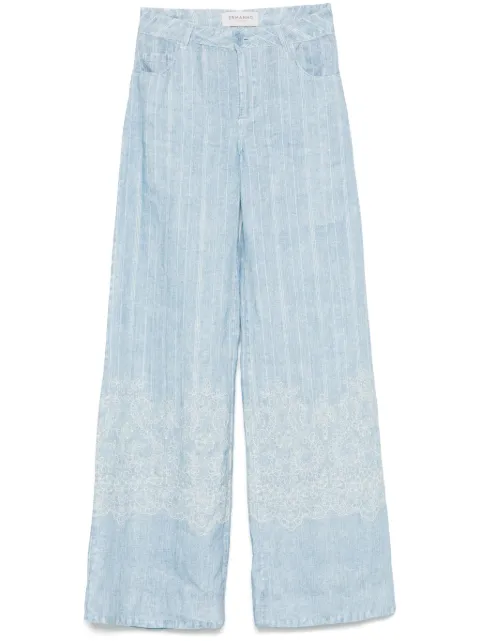 ERMANNO FIRENZE  pantalones a rayas