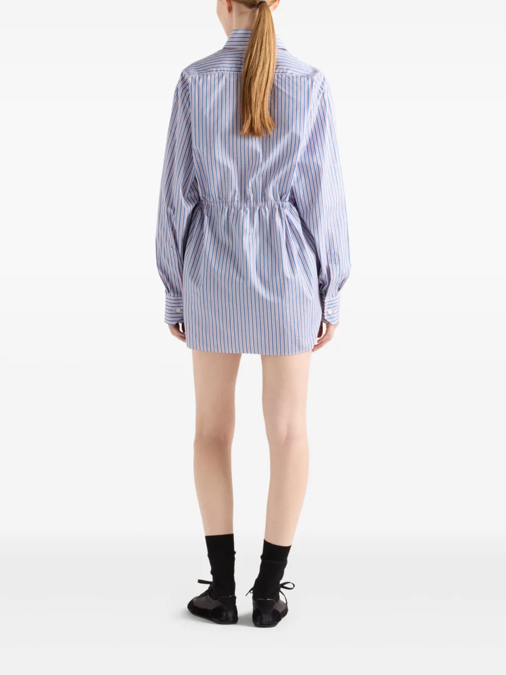 Prada Gestreept blouse Blauw