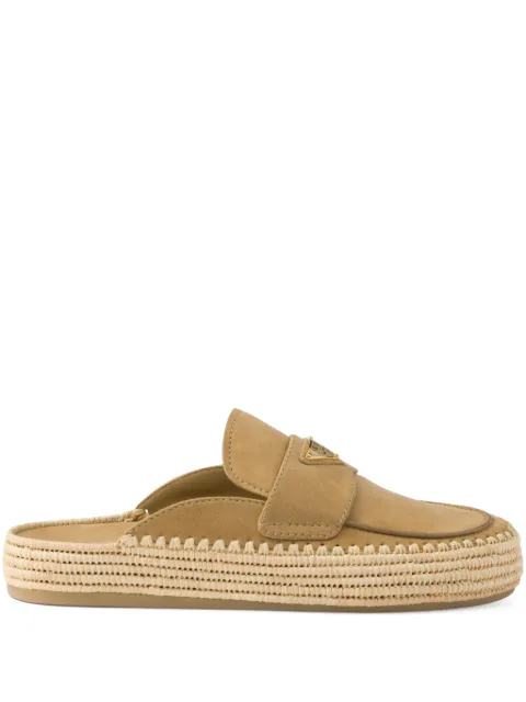 Prada suede espadrilles