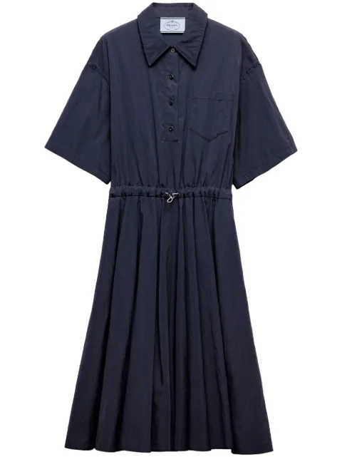 Prada vestido midi manga corta