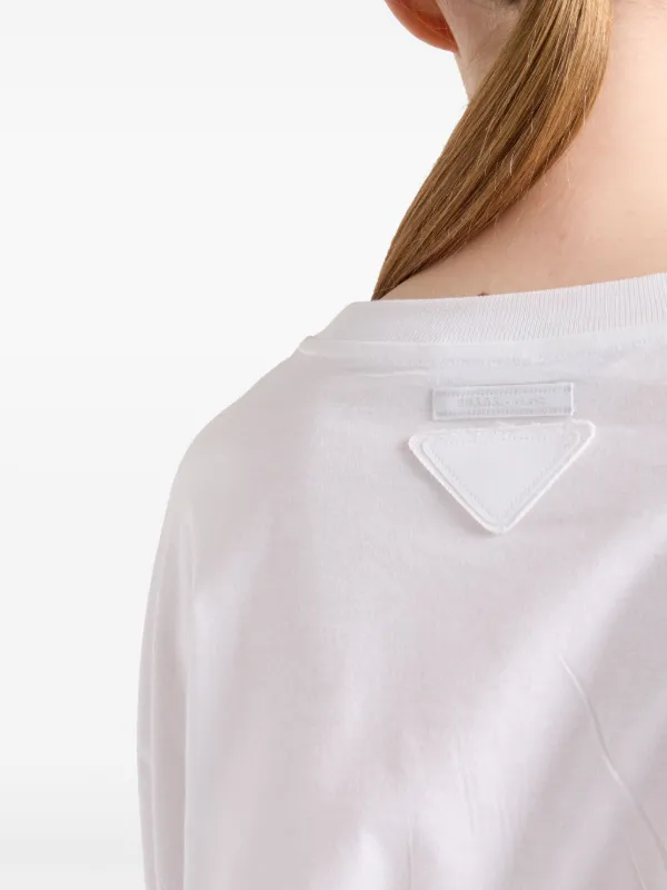 Prada ロングTシャツ | ホワイト | FARFETCH JP