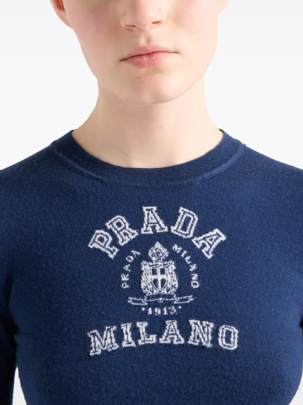 Prada Kasjmier trui Blauw