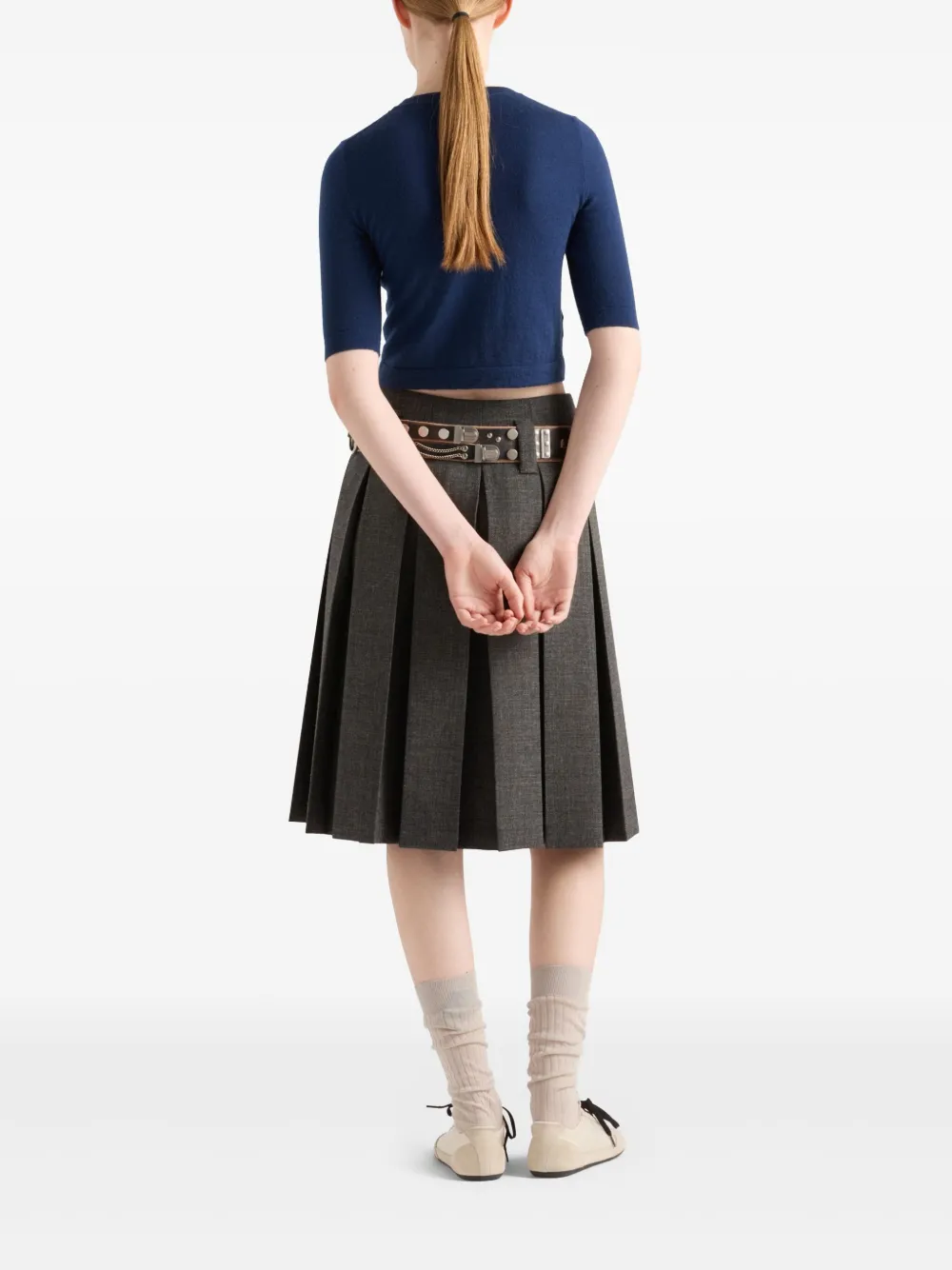 Prada Kasjmier trui Blauw