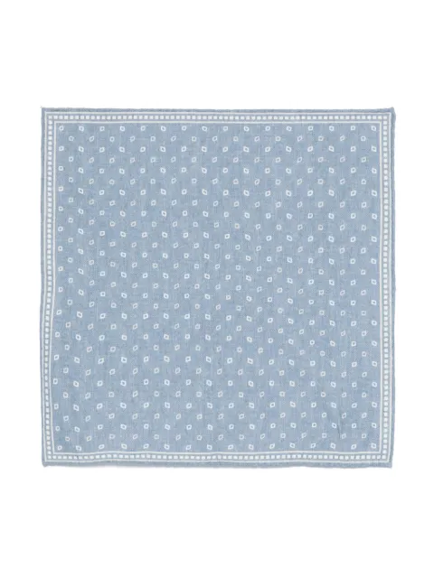 Eleventy geometric-print handkerchief 