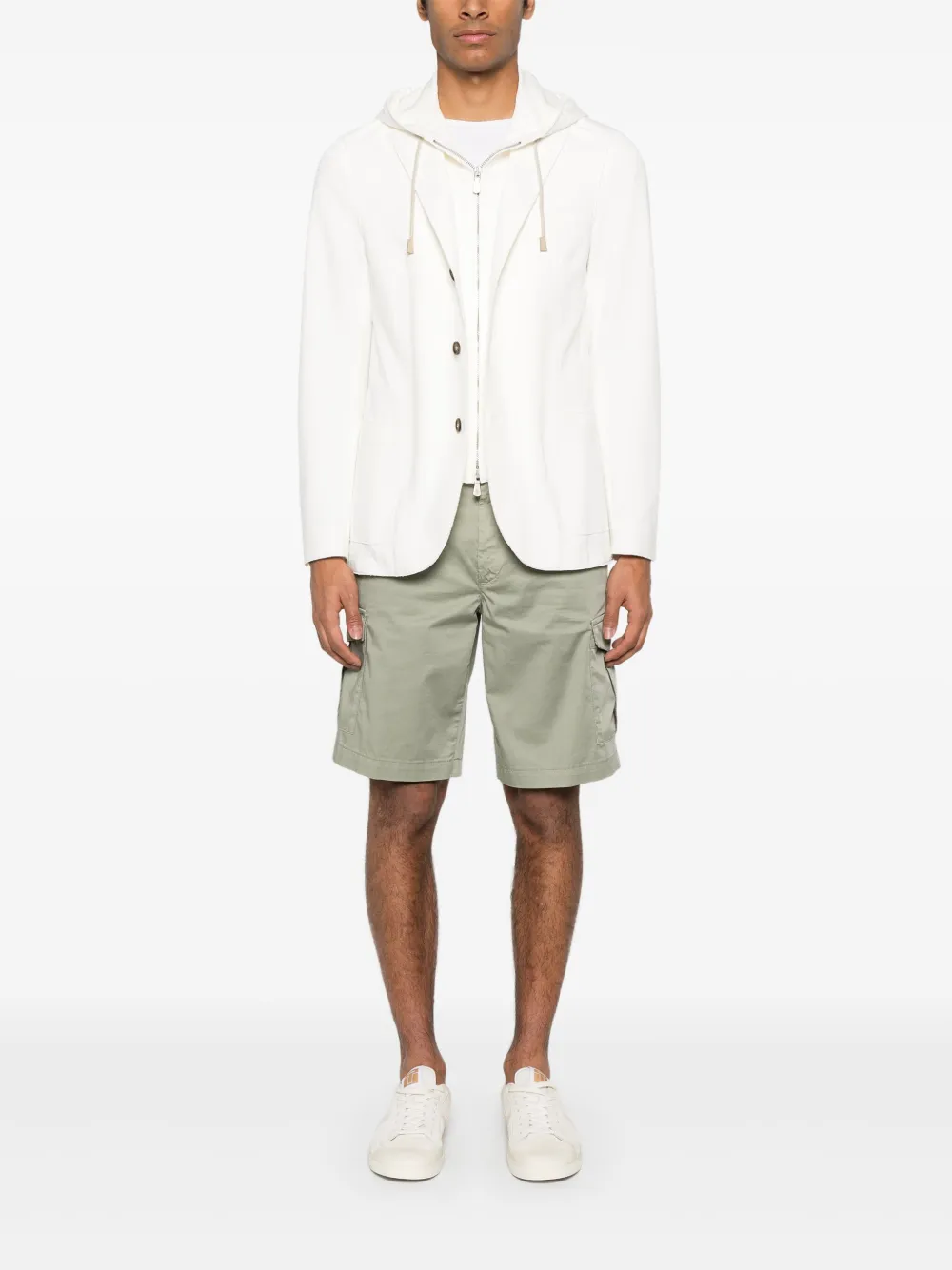 Eleventy cargo shorts - Groen