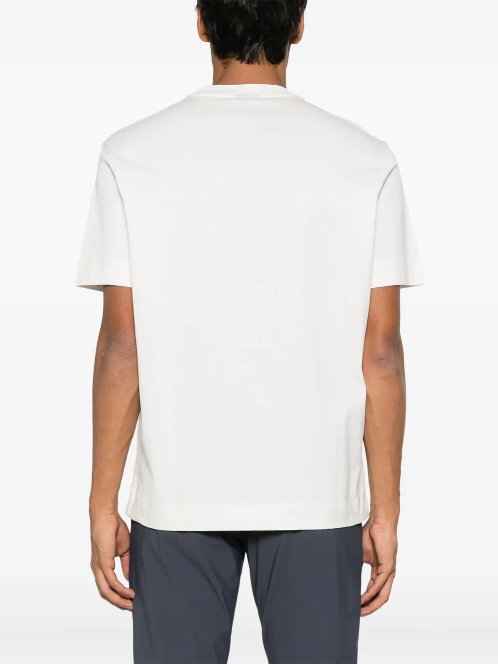 Emporio Armani T-shirt met logo Beige
