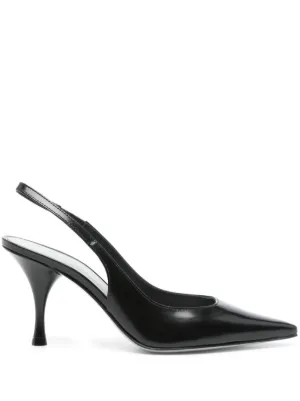 Ninamounah Howl Leather Pumps | Black | FARFETCH BG