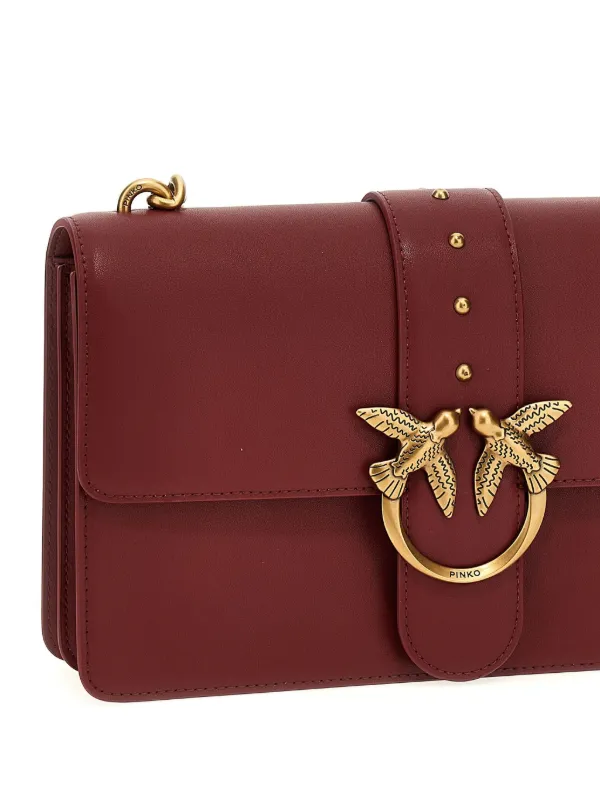 PINKO Classic Love Cross Body Bag Red FARFETCH JO