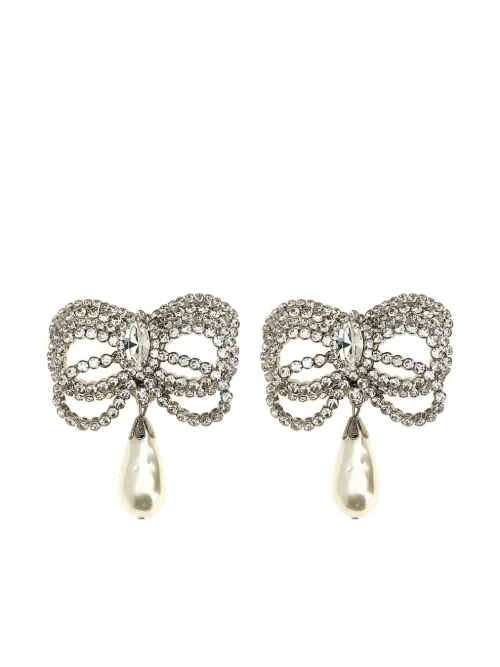 Boucles d'oreilles Bow - Alessandra Rich - Modalova