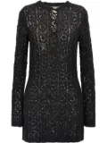 LouLou de Saison Evans mini dress - Black