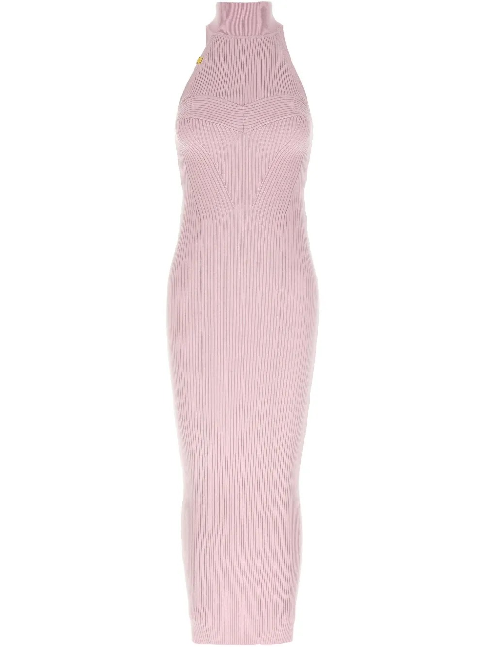 Elisabetta Franchi knitted midi dress Roze