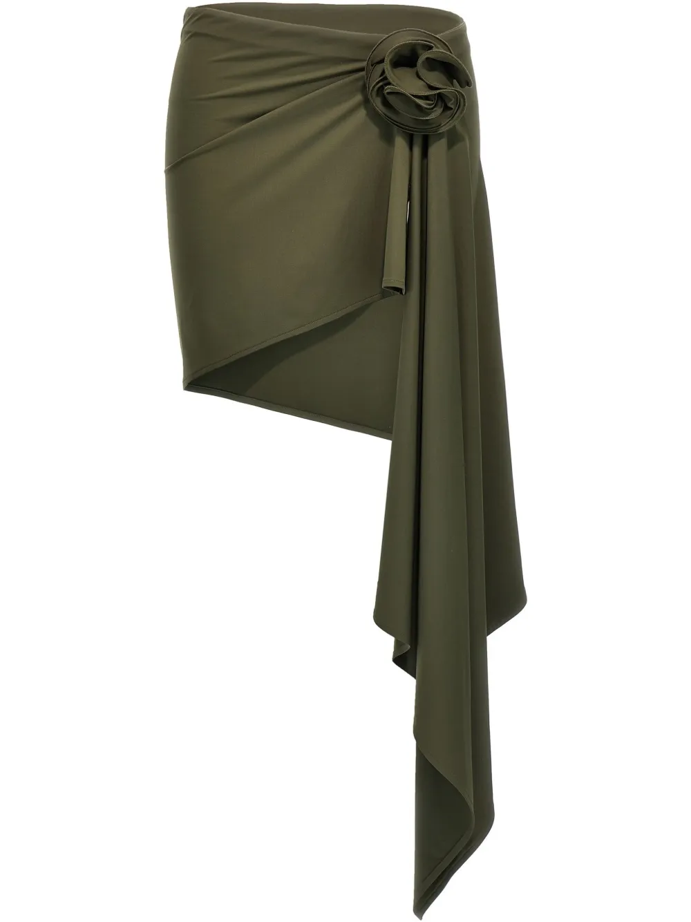 Magda Butrym Asymmetrische rok Groen