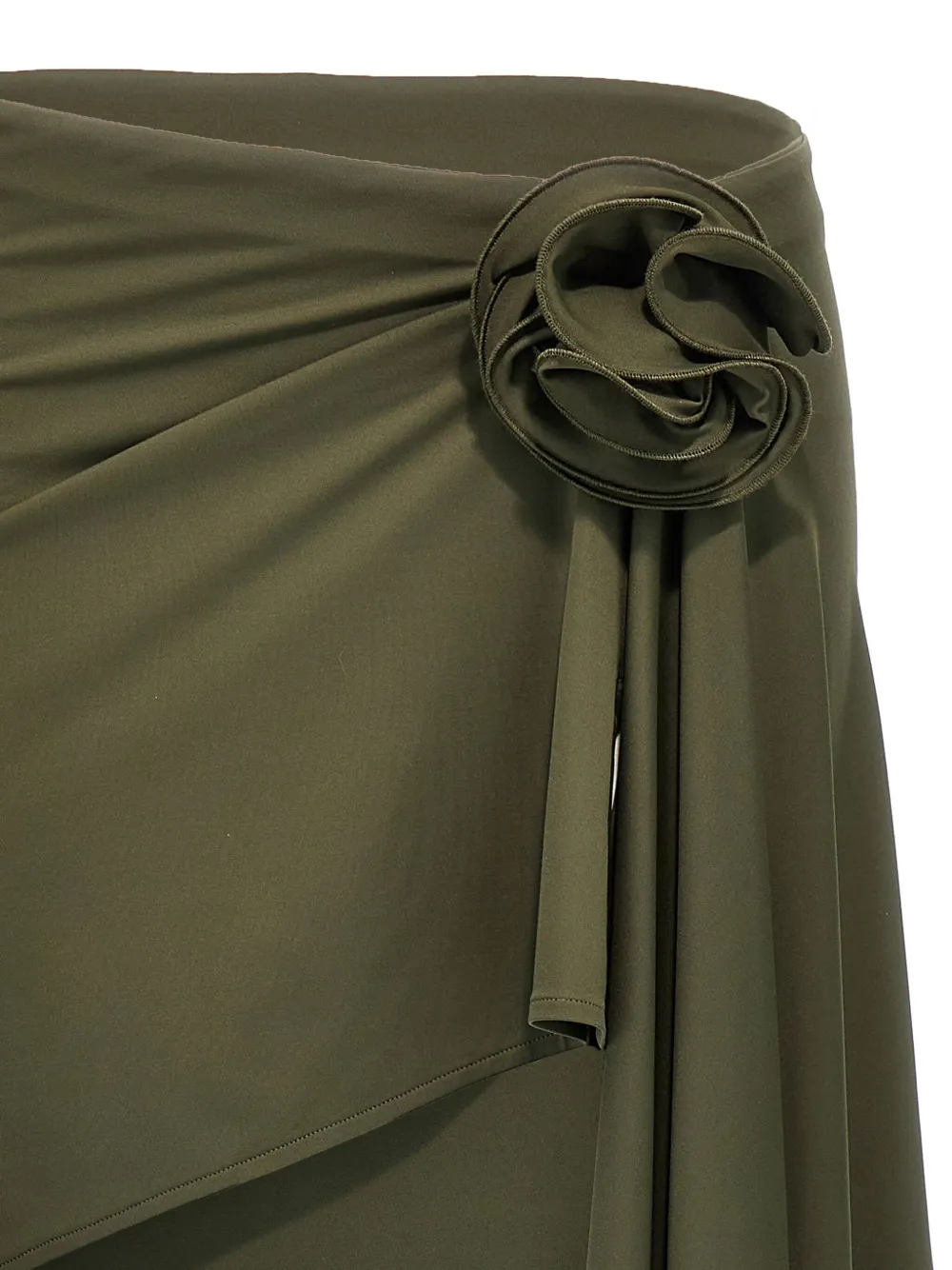 Magda Butrym Asymmetrische rok Groen