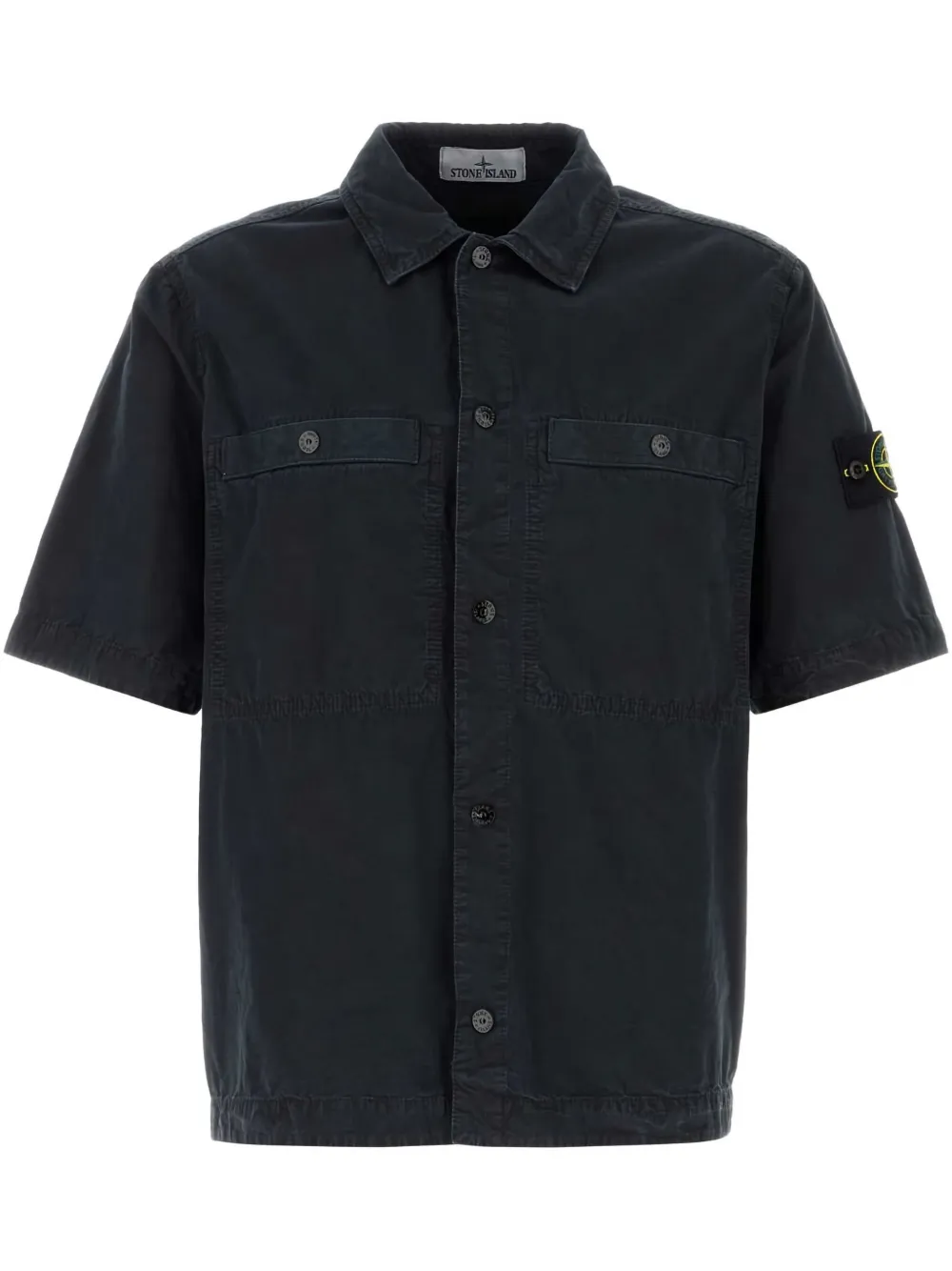 Stone Island camisa con motivo Compass | azul | Image 1