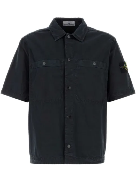 Stone Island camisa con motivo Compass