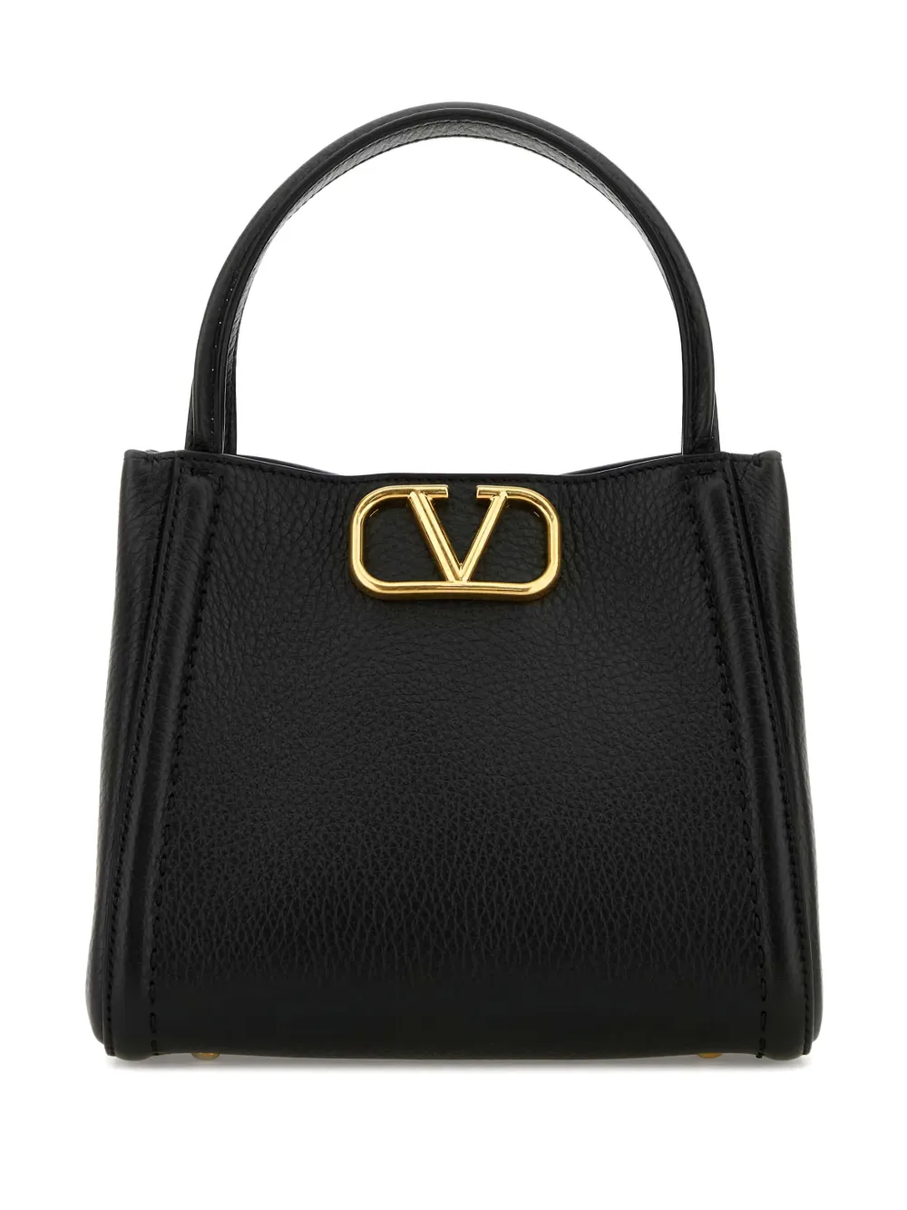 Valentino Garavani Leren shopper Zwart