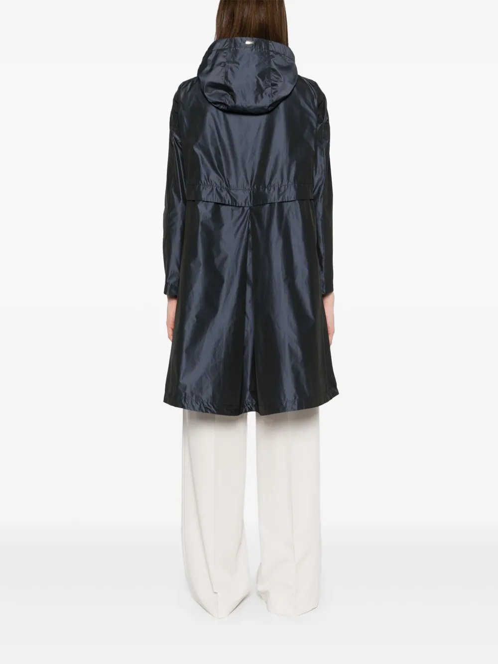 Herno Regenjas met capuchon Blauw