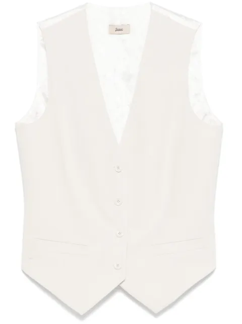 Herno logo-jacquard waistcoat
