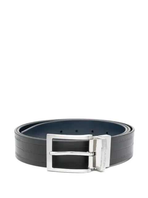 Emporio Armani logo-debossed belt