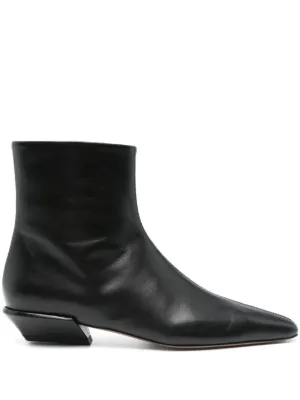 MM6 Maison Margiela Anatomic 45mm Ankle Boots | Black | FARFETCH