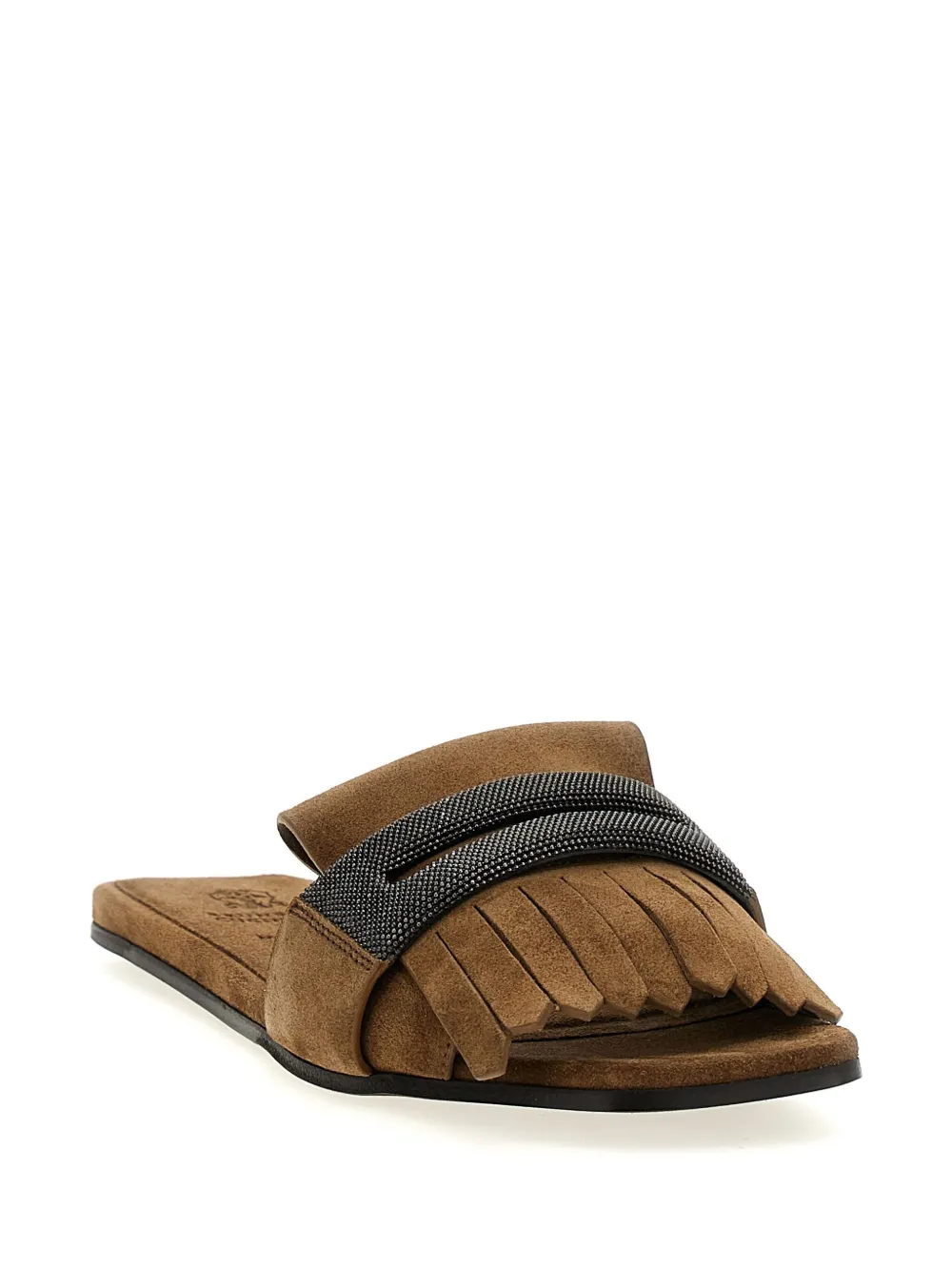 Brunello Cucinelli Monile slippers - Bruin