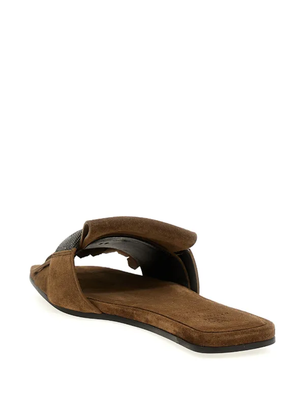 BRUNELLO CUCINELLI モニーレサンダル Brunello Cucinelli Monile サンダル | ブラウン | FARFETCH JP