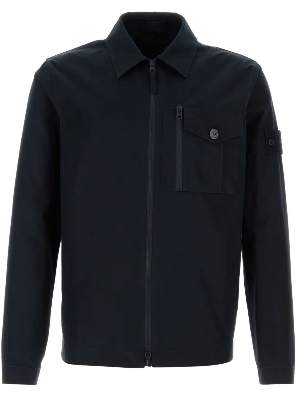 Stone Island Jack met Compass-print Blauw