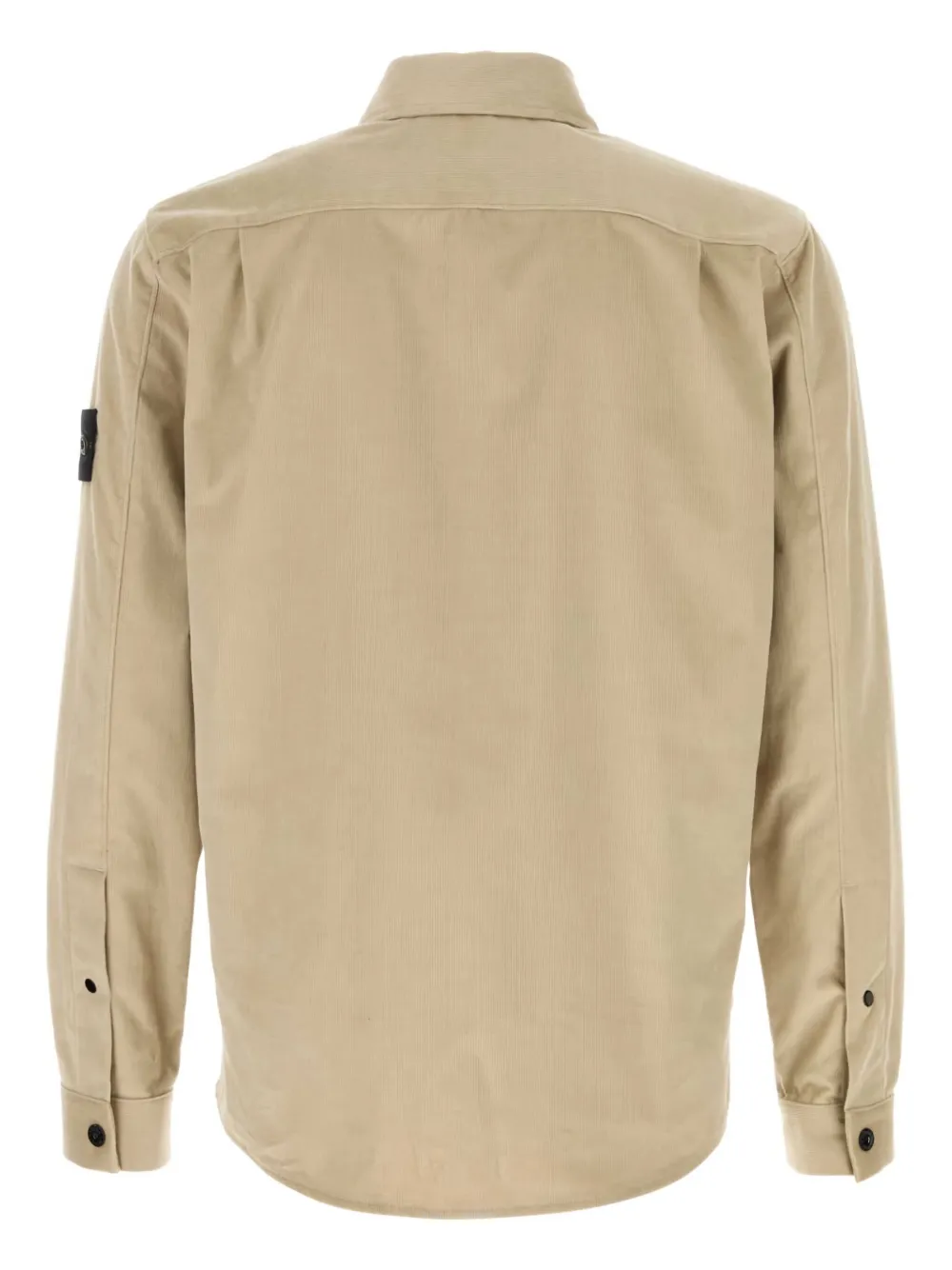 Stone Island Overhemd met Compass-patroon - Beige