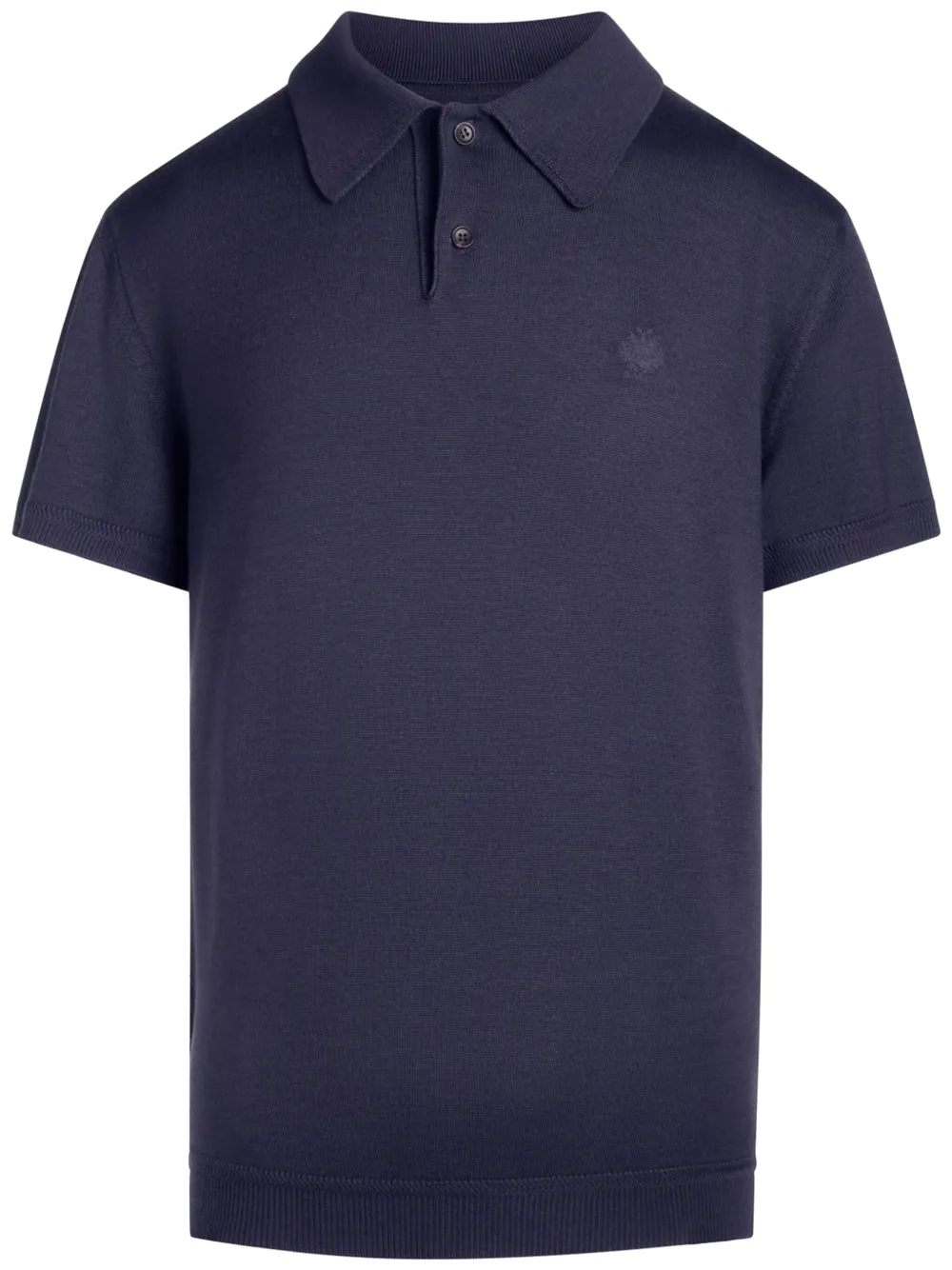 crest-embroidered polo shirt