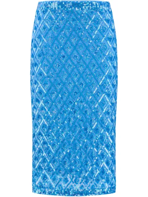 P.A.R.O.S.H. sequined midi skirt