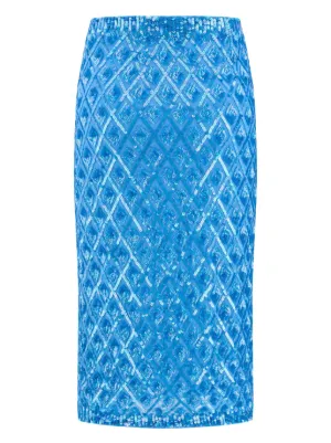 ワンピース PAROSH Women Mid Skirts D726018CO 012 BLUE P.A.R.O.S.H. Skirts – Luxury Brands – Farfetch