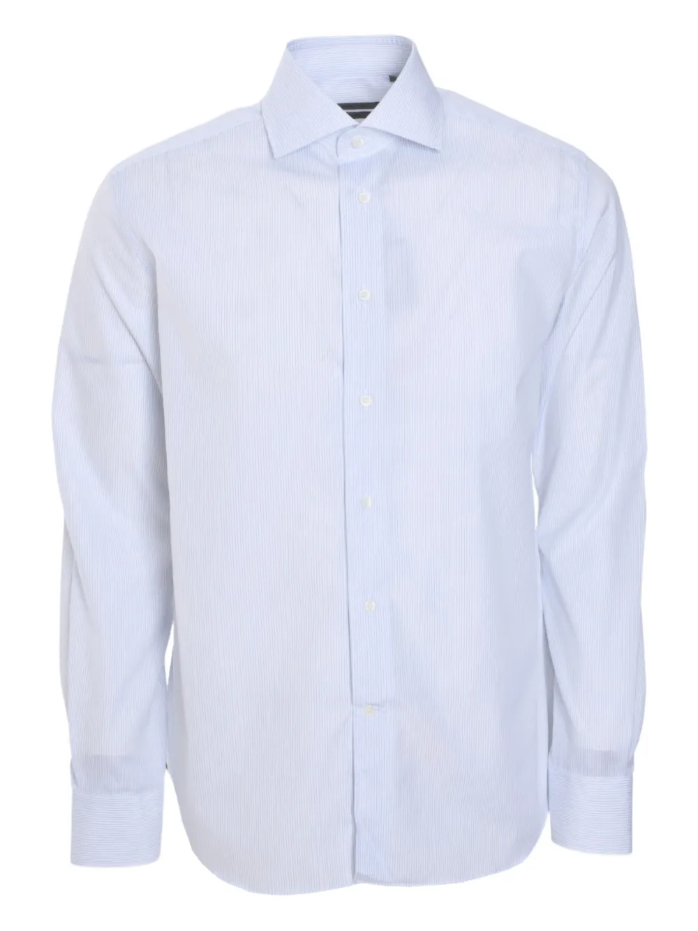 Corneliani camisa con botones y rayas estampadas | blanco | Image 1