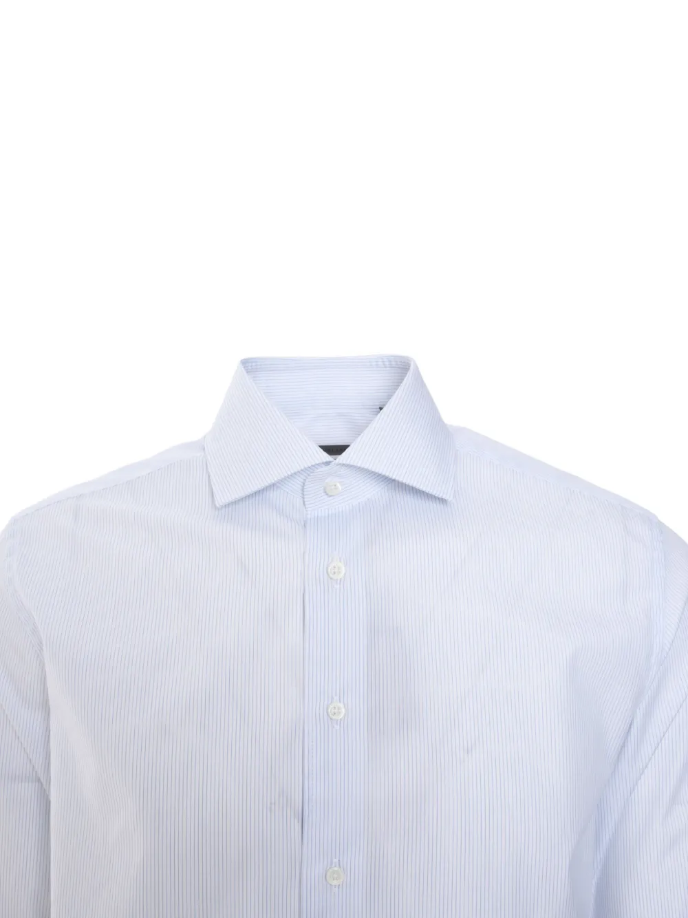 Corneliani Gestreept overhemd Wit