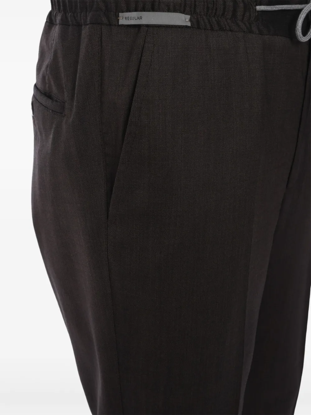 Corneliani Broek met toelopende pijpen Bruin