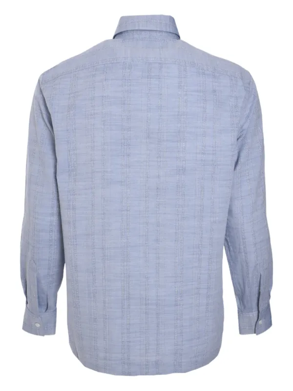 Corneliani チェック シャツ | ブルー | FARFETCH JP