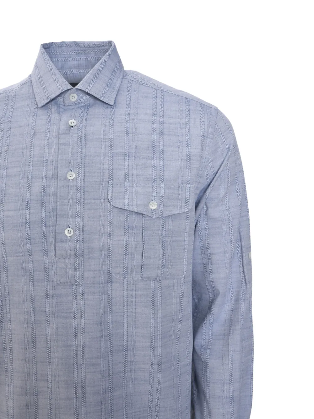 Corneliani long-sleeves shirt Blauw