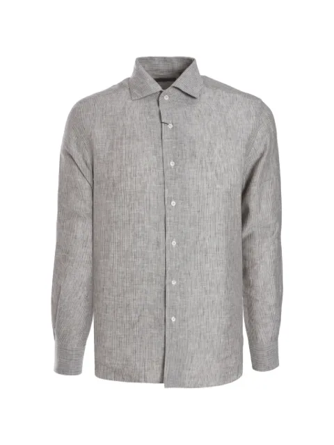 Corneliani buttoned striped shirt