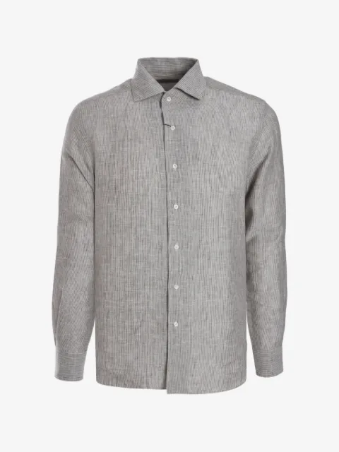 Corneliani 条纹排扣衬衫