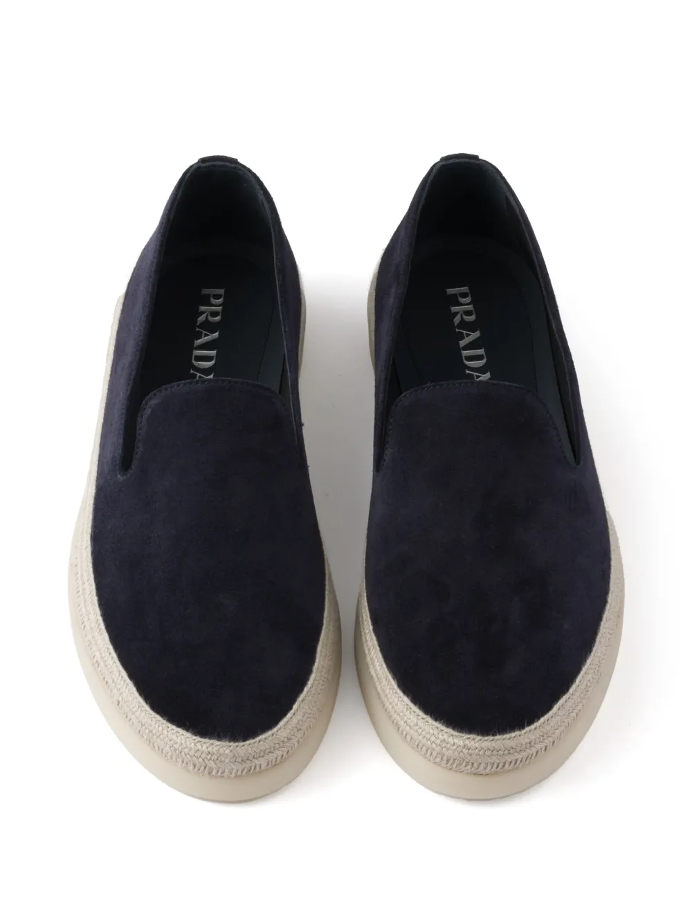 Prada suede loafers Blue