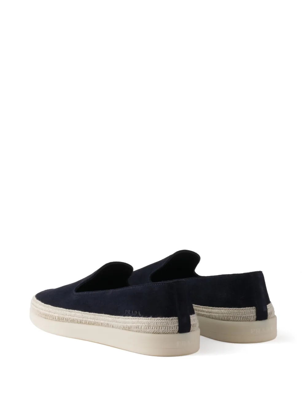 Prada suede loafers Blue