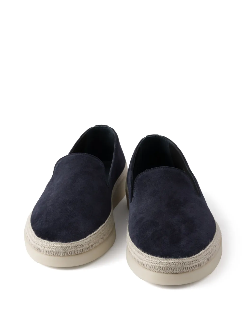 Prada suede loafers Blue