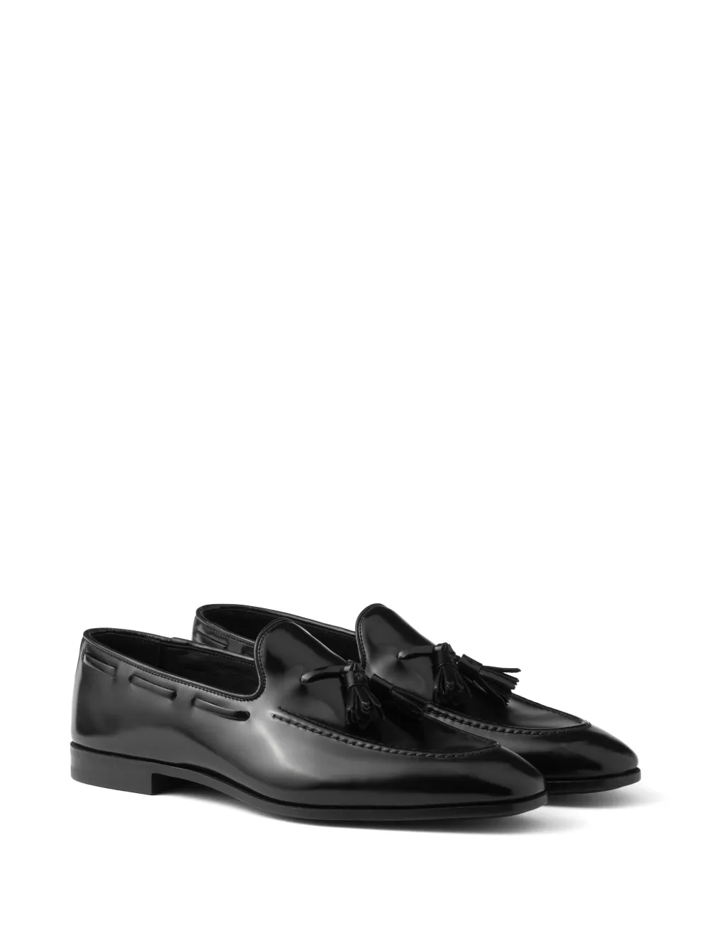 Prada loafers i borstat läder | Image 2