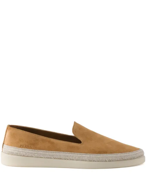 Prada mocassins en daim - Marron - Prada - Modalova