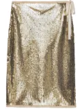 Prada sequinned skirt - Gold