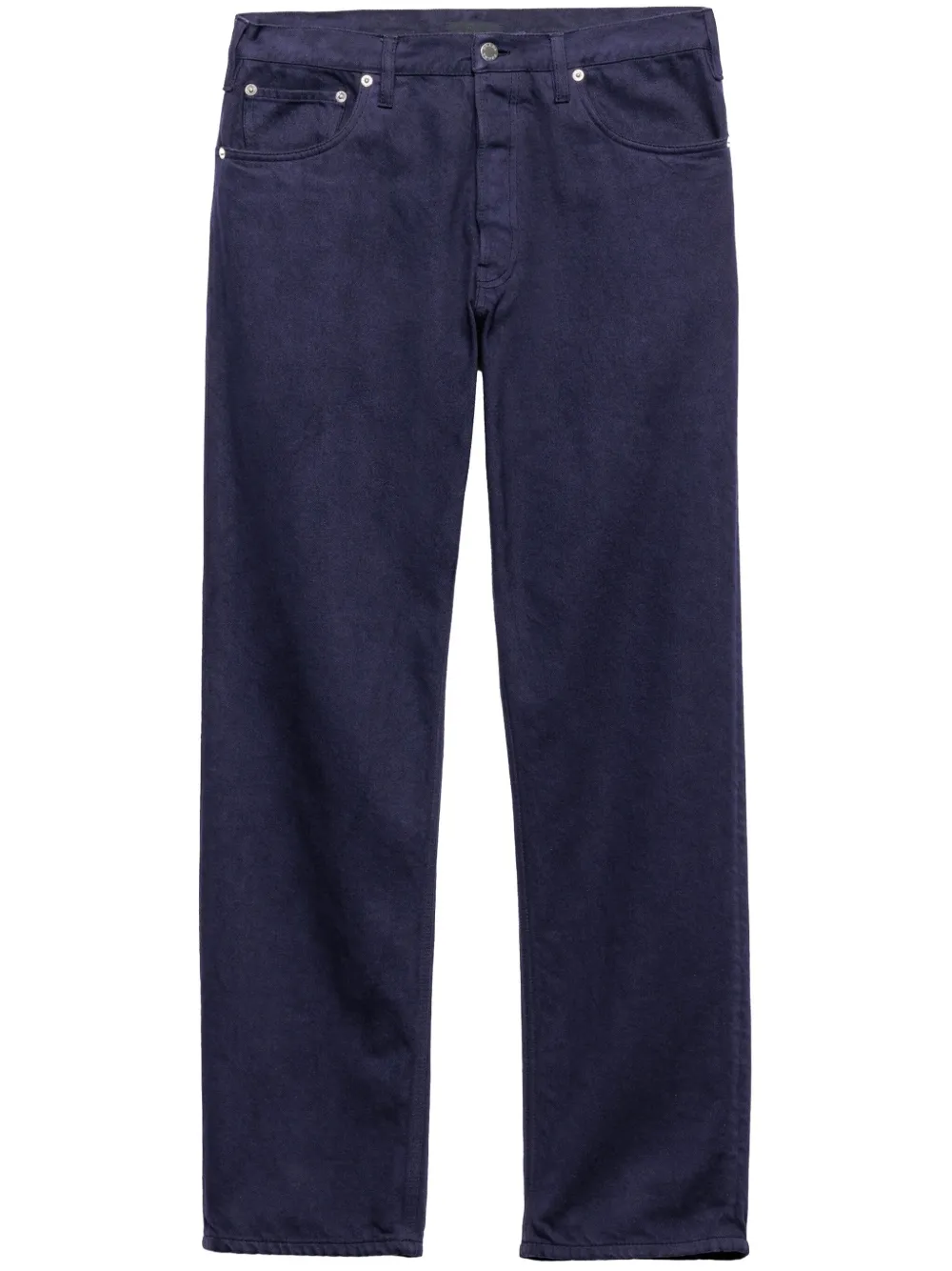 Prada Calça jeans reta com logo | Azul | Image 1